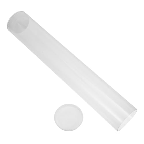 JOINPAYA Badminton Ball Container Transparenter Federball Aufbewahrungsschlauch mit Deckel Tragbarer Shuttlecock Speicher für Training und Sportgeräte Shuttlecocks JOINPAYA Badminton Ball Container Transparenter Federball Aufbewahrungsschlauch mit Deckel Tragbarer Shuttlecock Speicher für Training und Sportgeräte Shuttlecocks von JOINPAYA