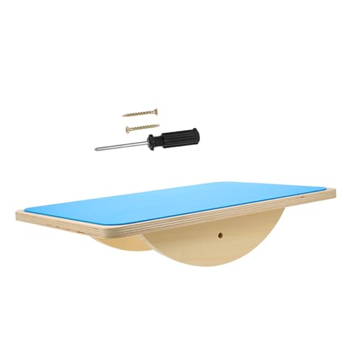 JOINPAYA Balanceboard Für Board Für Gleichgewichtstraining Kleinkind Wippe Sensorische Raumausstattung Wippe Für Sensorisches Trainingsboard Für Holz Blue JOINPAYA Balanceboard Für Board Für Gleichgewichtstraining Kleinkind Wippe Sensorische Raumausstattung Wippe Für Sensorisches Trainingsboard Für Holz Blue von JOINPAYA