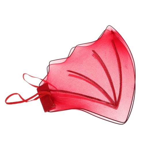 JOINPAYA Bat Flügel Kostüm Requisite für Erwachsene Schwarze und Rote Fledermausflügel für Halloween Party Cosplay und Bühnenaufführungen Leicht von JOINPAYA