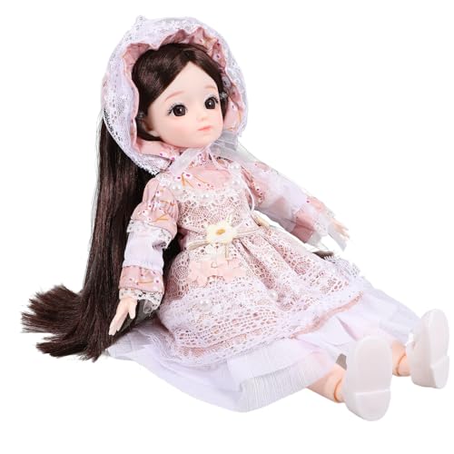 JOINPAYA Bjd-gelenkpuppe Mädchen Kugelgelenkpuppe Prinzessin Puppe Lebendige Puppe Gliederpuppe Im Hawaiianischen Stil Mini-bjd-Puppe Süße Puppe Geburtstagsgeschenk Kunststoff von JOINPAYA
