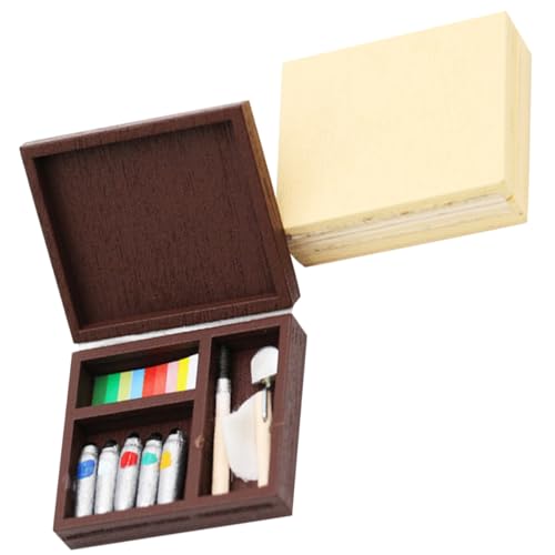 JOINPAYA Box Mit 2 Sätzen Mini-hausbedarf Klein Anlage Produkte Zubehör Miniatur Gefälscht Künstlich Mini-hausmalwerkzeug Mini-Modell Mini-hausschmuck Mini-malwerkzeuge Holz JOINPAYA Box Mit 2 Sätzen Mini-hausbedarf Klein Anlage Produkte Zubehör Miniatur Gefälscht Künstlich Mini-hausmalwerkzeug Mini-Modell Mini-hausschmuck Mini-malwerkzeuge Holz von JOINPAYA