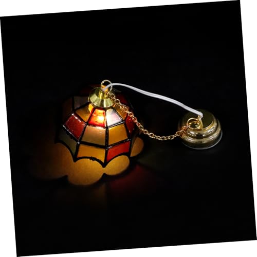 JOINPAYA Bunter Kronleuchter Puppenhaus-deckenlampe Lampenfiguren Miniaturen Mini-pflanzentopf-Laterne Haushaltswaren Wohnkultur Zubehör Für Spielhäuser Puppenhaus-Layout Colorful Metall JOINPAYA Bunter Kronleuchter Puppenhaus-deckenlampe Lampenfiguren Miniaturen Mini-pflanzentopf-Laterne Haushaltswaren Wohnkultur Zubehör Für Spielhäuser Puppenhaus-Layout Colorful Metall von JOINPAYA