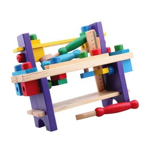 JOINPAYA Lernspielzeug Aus Holz Für Kinder Bunte Schrauben Und Muttern Spielzeug Zum Zusammenbauen Spielzeug Für Kleinkinder Sicheres Unterhaltsames Lernspielzeug von JOINPAYA