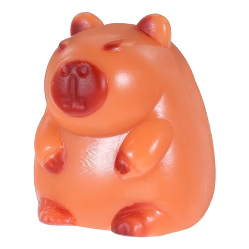 JOINPAYA Capybara-Prise-Musik Mini- Gerätestreben Wasserkaninchen Stressspielzeug Kawaii Plüsch Tier Tierisches sensorisches Stressspielzeug Geburtstagsparty-Gastgeschenk Brown von JOINPAYA