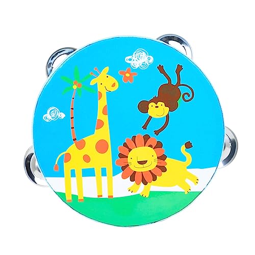 JOINPAYA Cartoon -Ringtrommel kinderspielzeug kinderinstrumente Musikspielzeug-Kit Instrument Handtrommelinstrumente für Schlaginstrument Trommelfell aus Polyester Blue JOINPAYA Cartoon -Ringtrommel kinderspielzeug kinderinstrumente Musikspielzeug-Kit Instrument Handtrommelinstrumente für Schlaginstrument Trommelfell aus Polyester Blue von JOINPAYA