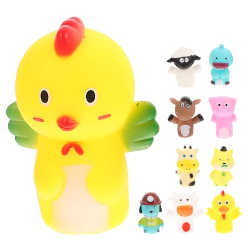 JOINPAYA Niedliche Cartoon-Tier-fingerpuppen Kinderspielzeug Babyspielzeug Handpuppen Zum Geschichtenerzählen Für Weihnachtsfeiern Gastgeschenke Interaktives Spielen von JOINPAYA