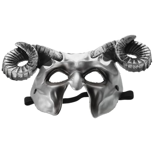JOINPAYA Bequeme Kunststoff-horn-maske Im Vintage-stil Für Halloween Und Karneval Maskerade Party Cosplay Urlaubsdekor von JOINPAYA