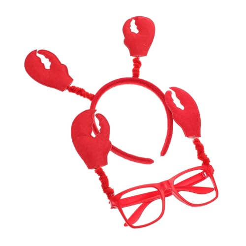 JOINPAYA Crab Elements Haarreifen Teiliges mit Krebs Design für Erwachsene Party Kopfschmuck und Kostümaccessoire Farbenfroher Stirnband und Brille für Karneval Halloween Geburtstagsfeier JOINPAYA Crab Elements Haarreifen Teiliges mit Krebs Design für Erwachsene Party Kopfschmuck und Kostümaccessoire Farbenfroher Stirnband und Brille für Karneval Halloween Geburtstagsfeier von JOINPAYA