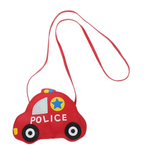 JOINPAYA Crossbody Umhängetasche Auto Design Langlebige Rote Spielzeugtasche für Mädchen Modischer Schulterbeutel Leichter Aufbewahrungsbeutel für Unterwegs von JOINPAYA