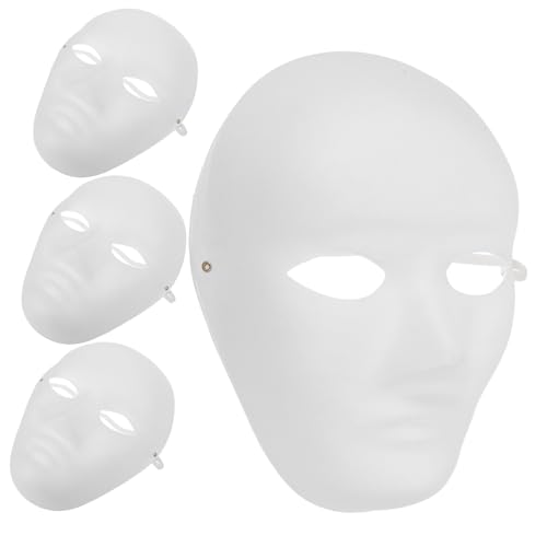 JOINPAYA Diy Masken Set Diy Handmalbare Masken Weiße Pulp Masken Für Halloween Karneval Cosplay Und Kinderfeste Leere Masken Für Kreative Gestaltung Und Bühnenaufführungen Masken Papier von JOINPAYA