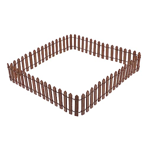 JOINPAYA DIY Miniature Fence Decor Realistic Mini Farm Model for Fairy Gardens and Dollhouses Durable High Grade Material for Creative Projects von JOINPAYA