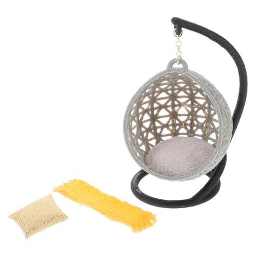JOINPAYA DIY Puppenhaus Möbel Hängesessel Beweglich Elegantes Dekor für Sandkasten und Kleine Räume von JOINPAYA