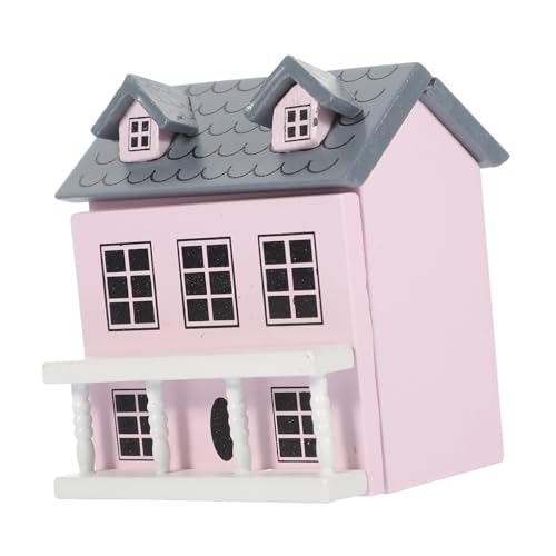 JOINPAYA Deko Niedliches Mini Painted House für Mini Garten Puppenhaus Zubehör DIY Dekoration Modell Villa JOINPAYA Deko Niedliches Mini Painted House für Mini Garten Puppenhaus Zubehör DIY Dekoration Modell Villa von JOINPAYA