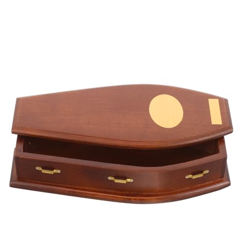 JOINPAYA Halloween Puppenhaus Miniatur Zubehör Mini Sarg Modell Holz Material Vintage Stil Dekorationen von JOINPAYA