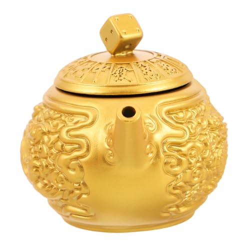 JOINPAYA Der Drache Und Der Drehgriff des Topfes Miniatur Kleine Tischplatte Retro Schreibtisch Innendekoration Figur Büro Skulptur Haustier Zubehör Goldene Legierung JOINPAYA Der Drache Und Der Drehgriff des Topfes Miniatur Kleine Tischplatte Retro Schreibtisch Innendekoration Figur Büro Skulptur Haustier Zubehör Goldene Legierung von JOINPAYA