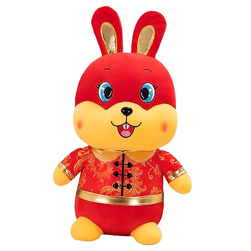 JOINPAYA Desktop-Hase-Puppe Hasen Kuscheltier hasenkuscheltiere Tier Kuscheltier Kinderspielzeug Desktop-Kaninchenpuppe Plüschkaninchen 2023 Kaninchenpuppe Baumwoll- und Plüschmaterialien von JOINPAYA
