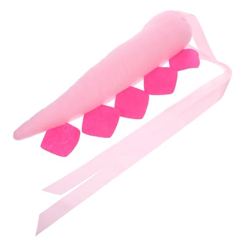 JOINPAYA Dinosaurierschwanz Tierschwanzkostüm Dinosaurier-Cosplay-kostüm Dinosaurier-Cosplay-Requisite Dinosaurier- -kostüm Dinosaurier-kostümzubehör Tierkostüm Rosa Stoff von JOINPAYA
