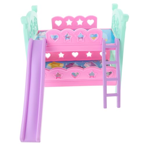 JOINPAYA Doll Bunk Bed Für Miniatur Puppenhaus Etagenbett Aus Puppenmöbel Zubehör Für Kreatives Ideal Für Ab 3 Jahren JOINPAYA Doll Bunk Bed Für Miniatur Puppenhaus Etagenbett Aus Puppenmöbel Zubehör Für Kreatives Ideal Für Ab 3 Jahren von JOINPAYA