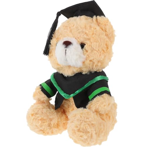 JOINPAYA Dr Bear Puppe Gedenkgeschenke Das Tier Tiere Babypuppe Entzückendes Bärenspielzeug Kleine Bärenpuppe Plüschtier Abschlussfeier Stoffbär Abschlussbär Pp Baumwolle von JOINPAYA