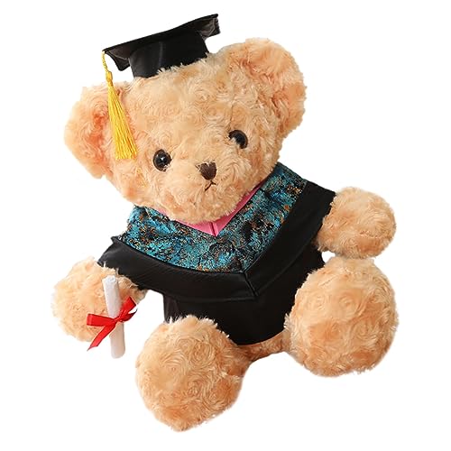 JOINPAYA Dr. Bärenpuppe Abschluss Bär tragen lauch Kuscheltier Abschlussfeier Abschlussdekoration abschluss Kleider endkappen Abschlussgeschenke für sie 2023 Geburtstagsgeschenk Bär Plüsch von JOINPAYA