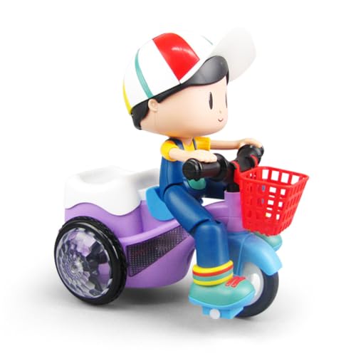 JOINPAYA Kinderspielzeug Dreirad Für Jungen Intelligentes Spielzeug Batterie Vielseitig Einsetzbar Mit -lichtern Und Musik Für Draußen von JOINPAYA