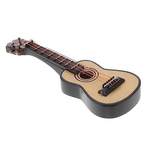 JOINPAYA Mini-Verzierungen Dekorationen Requisiten Mini-hausbedarf Maßstab 112 Miniatur-gitarrenmodell von JOINPAYA