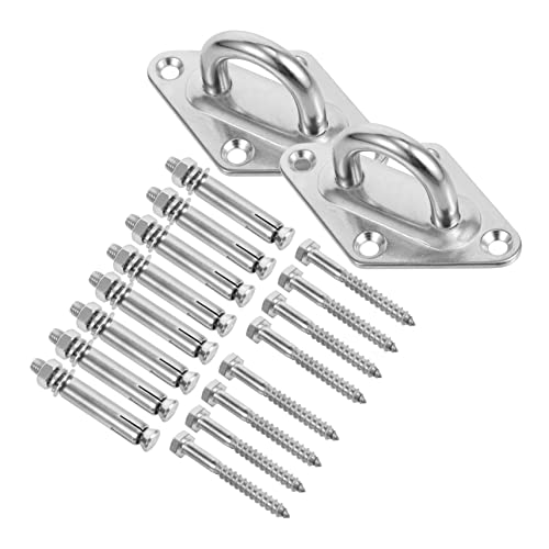 JOINPAYA Edelstahl Heavy Duty Kleiderbügel M8 Suspension Haken Set Für Decke Veranda Schaukeln Schaukeln von JOINPAYA