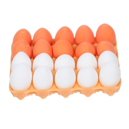 JOINPAYA Eierhalter für Puppenhaus Braune und Weiße Eier im Praktischen Tray für Kreative Spielszene und Puppenhaus Dekoration JOINPAYA Eierhalter für Puppenhaus Braune und Weiße Eier im Praktischen Tray für Kreative Spielszene und Puppenhaus Dekoration von JOINPAYA