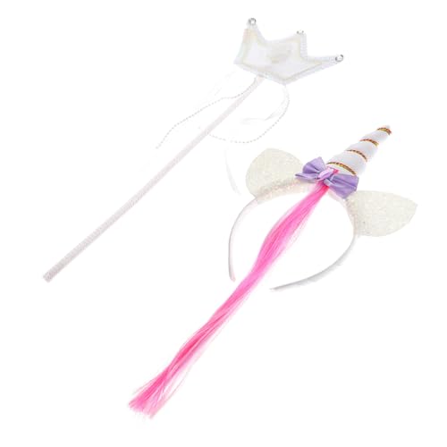JOINPAYA Einhorn Haarreif Weiß mit Zauberstab Zartes Kostüm Accessoire für Mädchen Wiederverwendbar für Karneval Party Fotoshooting und Festliche Anlässe JOINPAYA Einhorn Haarreif Weiß mit Zauberstab Zartes Kostüm Accessoire für Mädchen Wiederverwendbar für Karneval Party Fotoshooting und Festliche Anlässe von JOINPAYA
