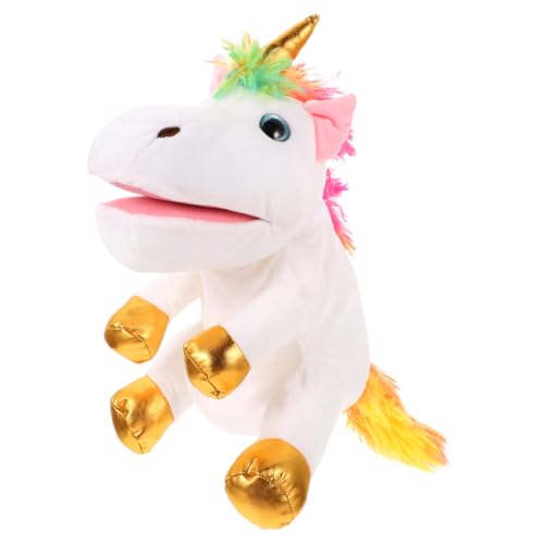 JOINPAYA Einhorn Handpuppe interaktive Puppen handpuppen Handpuppenspielzeug Handpuppe Tierhandpuppe Handspielzeug für pädagogisches Handspielzeug PP Baumwolle Weiß JOINPAYA Einhorn Handpuppe interaktive Puppen handpuppen Handpuppenspielzeug Handpuppe Tierhandpuppe Handspielzeug für pädagogisches Handspielzeug PP Baumwolle Weiß von JOINPAYA