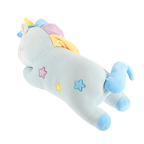 JOINPAYA Einhorn Puppenkissen Kindergeschenke Entzückende Geschmeidige Puppe Kinderspielzeug Heimdekoration Geburtstagsgeschenk Tier Plüschtier Kreative Puppe Kinderpuppe von JOINPAYA