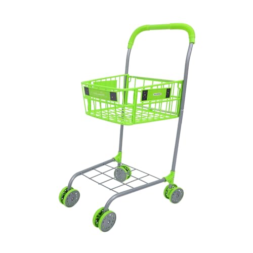 JOINPAYA Einkaufswagen kinderspielzeug für Küchenspielzeug Lebensmittelgeschäft Rollenspiel Kleiner Einkaufswagen Einkaufswagen aus Metall Eisen von JOINPAYA