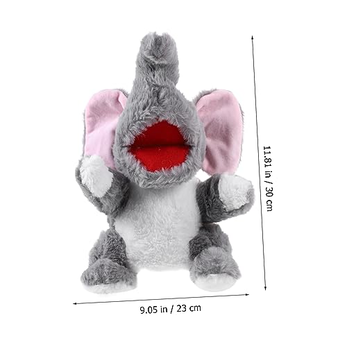 JOINPAYA Elefant Handpuppe Plüschtier mit Beweglichem Mund Weiche Cartoon Tier Handpuppe Interaktives Erzählspielzeug für Eltern Junge Mädchen Spiele Vorschule JOINPAYA Elefant Handpuppe Plüschtier mit Beweglichem Mund Weiche Cartoon Tier Handpuppe Interaktives Erzählspielzeug für Eltern Junge Mädchen Spiele Vorschule von JOINPAYA