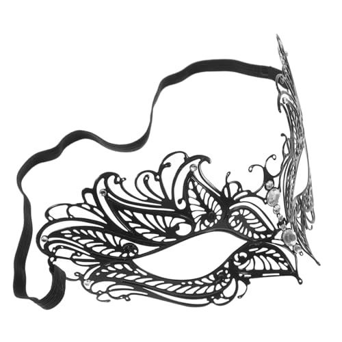 JOINPAYA Elegante Halbe Metall Masquerade Maske für Damen Verstellbar Filigranes Spitzen Design für Halloween Kostümparty Karneval Maskenball und Festliche Anlässe JOINPAYA Elegante Halbe Metall Masquerade Maske für Damen Verstellbar Filigranes Spitzen Design für Halloween Kostümparty Karneval Maskenball und Festliche Anlässe von JOINPAYA