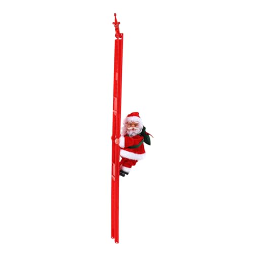 JOINPAYA Elektrische Musik Weihnachtsmann Kletterleiter Bewegliches Plüschspielzeug zur Weihnachtsdekoration für Partys und Heimdekoration Bringt Festliche Zuhause JOINPAYA Elektrische Musik Weihnachtsmann Kletterleiter Bewegliches Plüschspielzeug zur Weihnachtsdekoration für Partys und Heimdekoration Bringt Festliche Zuhause von JOINPAYA