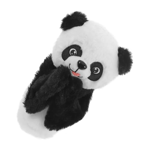 JOINPAYA Eltern-Kind- interaktives Interaktionsspielzeug Tier Handpuppe Handpuppen für Panda Handpuppe Cartoon-Tierpuppenspielzeug Handpuppe Plüsch Black von JOINPAYA