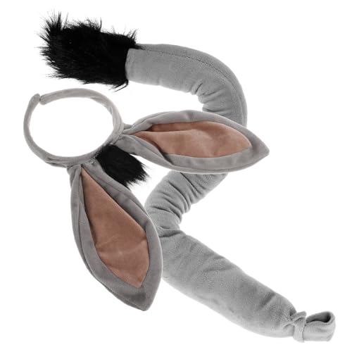 JOINPAYA Donkey Kostümset Mit Ohren-haarreif Und Für Halloween Geburtstagsfeiern Und Cosplay Süß Und Bequem Für Junge Mädchen Und Erwachsene JOINPAYA Donkey Kostümset Mit Ohren-haarreif Und Für Halloween Geburtstagsfeiern Und Cosplay Süß Und Bequem Für Junge Mädchen Und Erwachsene von JOINPAYA