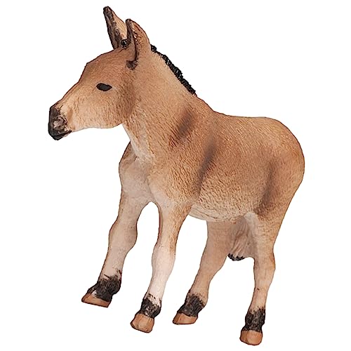 JOINPAYA Eselmodell Niedliche Figur aus Hochwertigem für Zuhause Tiermodell für Terrarien Mikrolandschaften und Schreibtischdekoration von JOINPAYA