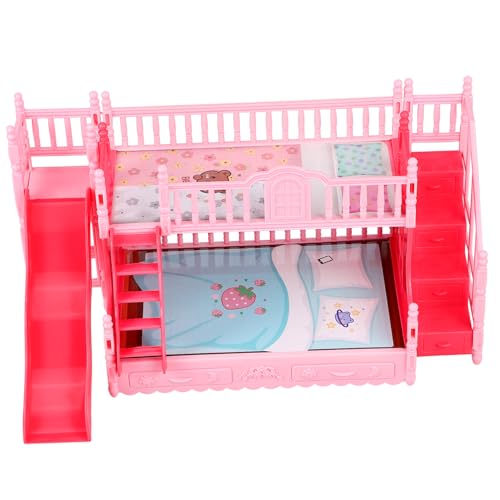 JOINPAYA Etagenbett Für Puppen Puppenhaus Mit Minibett Etagenbetten Für Puppenhäuser Bettpuppen-minimodelle Puppenhausbett Miniatur-Puppen-etagenbett Mini-etagenbett-puppenbausatz Rosa JOINPAYA Etagenbett Für Puppen Puppenhaus Mit Minibett Etagenbetten Für Puppenhäuser Bettpuppen-minimodelle Puppenhausbett Miniatur-Puppen-etagenbett Mini-etagenbett-puppenbausatz Rosa von JOINPAYA