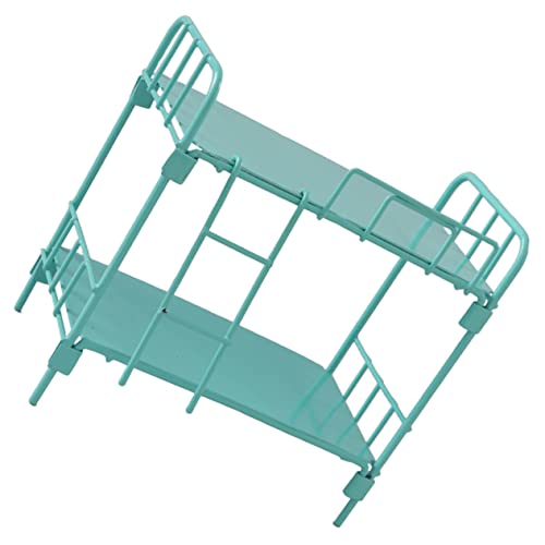 JOINPAYA 112 Miniatur Möbel Prop Puppe Etagenbett Schlafzimmer Metallkonstruktion von JOINPAYA