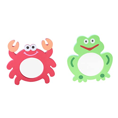 JOINPAYA Eva Badespiegel Kreative Badewannen Wasser Spielzeuge Form Von Grüner Frosch Und Rotem Für Babys Und Kleinkinder von JOINPAYA