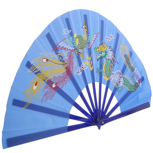 JOINPAYA Faltbarer Chinesischer Stil Handfächer für Tanz und Performance mit Drachen Design für Wushu und Bühnenaufführungen Tragbar und Praktisch für oder Performances JOINPAYA Faltbarer Chinesischer Stil Handfächer für Tanz und Performance mit Drachen Design für Wushu und Bühnenaufführungen Tragbar und Praktisch für oder Performances von JOINPAYA