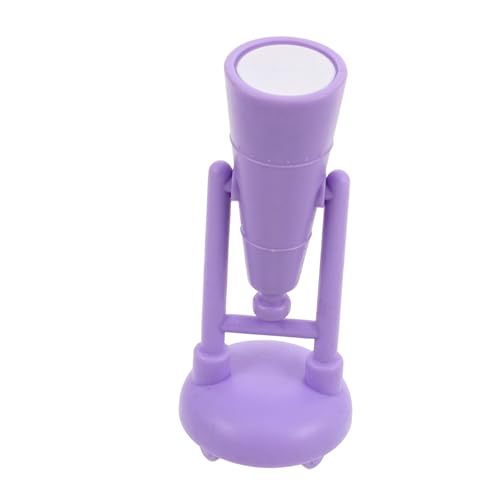 JOINPAYA Fernglas für Teleskop Puppenhaus Zubehör für kreative Spiele Puppenhaus Teleskop Miniatur-Teleskopspiel Puppenhaus-Miniaturspielzeug Plastik Violett von JOINPAYA