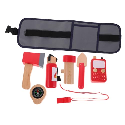 JOINPAYA Feuerwehr Rollenspiel Holzspielzeug mit Realistischen Feuerwehrwerkzeugen und Praktischer Gürteltasche Vielseitig für Innen und Außenbereiche Fördert Teamwork und Fantasievolles JOINPAYA Feuerwehr Rollenspiel Holzspielzeug mit Realistischen Feuerwehrwerkzeugen und Praktischer Gürteltasche Vielseitig für Innen und Außenbereiche Fördert Teamwork und Fantasievolles von JOINPAYA