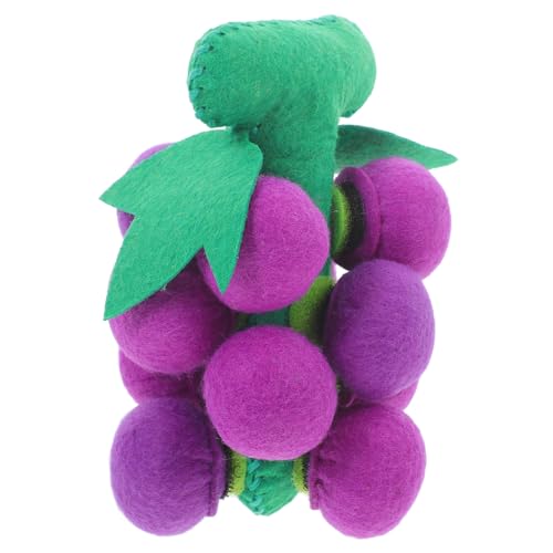 JOINPAYA Filz-Trauben-Aufkleber Geburtstagsgeschenke Handgemachtes entwicklung Bananenkiste Bananenhaken Zitrone versorgen Kinderbedarf Vlies Violett von JOINPAYA