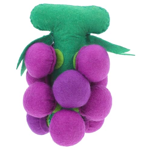 JOINPAYA Filz-Trauben-Aufkleber Geburtstagsgeschenke Party Kinderhandwerk Langlebiges Banane Obst Kinderspielzeug Kinderbedarf Vlies Violett von JOINPAYA