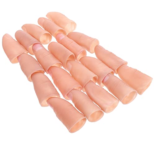 JOINPAYA Geschmeidige Fingerabdeckungen 20 Stück Künstliche Finger Nageltrick-Requisiten Für Zauberrequisiten Bühnen- Und Partystreiche JOINPAYA Geschmeidige Fingerabdeckungen 20 Stück Künstliche Finger Nageltrick-Requisiten Für Zauberrequisiten Bühnen- Und Partystreiche von JOINPAYA