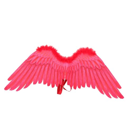 JOINPAYA Flügel Halloween -kostüm Engelskostüm Damen Halloween-kostüme Für Erwachsene Kinderkostüme Halloween-Accessoires Frauen Engel-Halloween-kostüm Halloween-Mann x Rot Vlies JOINPAYA Flügel Halloween -kostüm Engelskostüm Damen Halloween-kostüme Für Erwachsene Kinderkostüme Halloween-Accessoires Frauen Engel-Halloween-kostüm Halloween-Mann x Rot Vlies von JOINPAYA