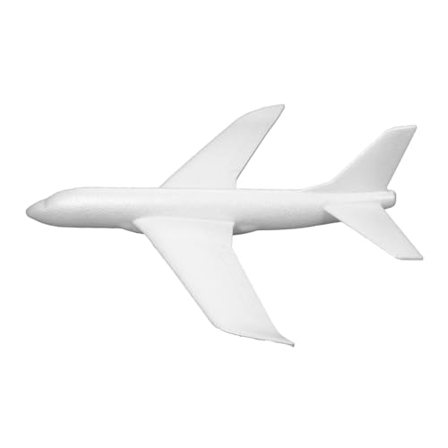 JOINPAYA Flugzeuge werfen Ebene Flugzeug Spielzeugflugzeug für Spielzeugflugzeug für Jungen malen Segelflugzeug epp Weiß von JOINPAYA