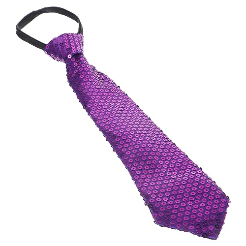 JOINPAYA Schicke Pailletten-Krawatte für Partys und Festivals Kostüm-Accessoire für Cosplay und Auftritte von JOINPAYA